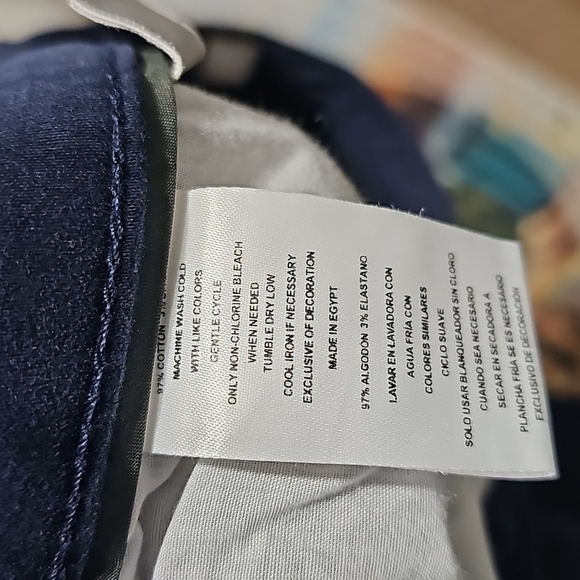 Hickey Freeman Navy Pants Size 42x32 NWT - Picture 6 of 7